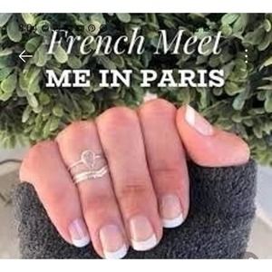 Color Street Nail Strips, Meet Me In Paris, French Manicure